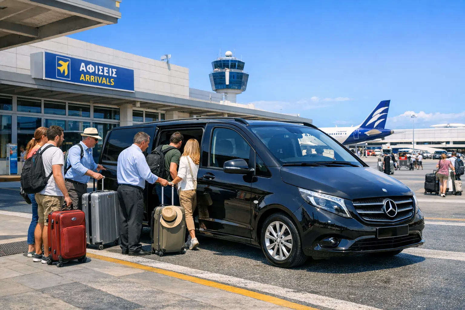 airport transfer at Kavala airport